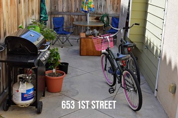 Spacious private patio